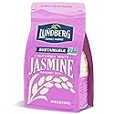 Lundberg Jasmine Rice, Long Grain White Rice - Non-Sticky, Fluffy Aromatic Rice, Sustainably Grown in California, Pantry Staples, 32 Oz