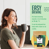 Green Tea with Cinnamon, Iced Tea/Hot Tea, Organic Green Tea in Pyramid Tea Bags - 24 Tea Bags x 2g - Citea
