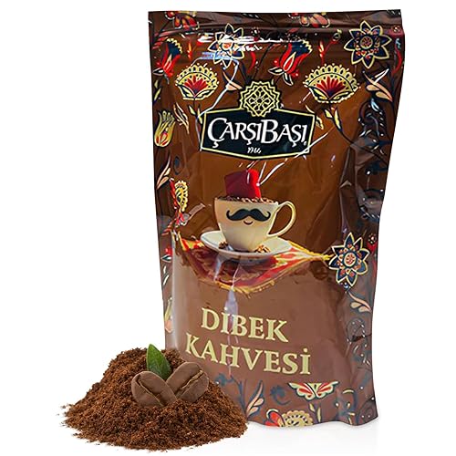 Çar??ba?? Dibek Coffee (Dibek Kahvesi) - Traditional Turkish Ground Coffee Blend - Unique Aroma & Rich Taste - Since 1946 - 200g (7.05 oz)