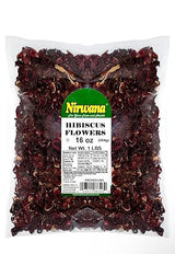 Premium Dried Hibiscus Flowers - Whole Flower Petals for Herbal Infusions, Loose Leaf Blends, and Culinary Use - Great with Dandelion Root, Raspberry