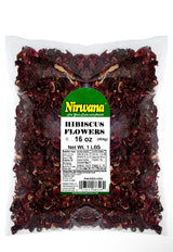 Premium Dried Hibiscus Flowers - Whole Flower Petals for Herbal Infusions, Loose Leaf Blends, and Culinary Use - Great with Dandelion Root, Raspberry
