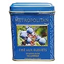 Wild Blueberry Black Tea by Metropolitan 24 Bags in Decorative Tin