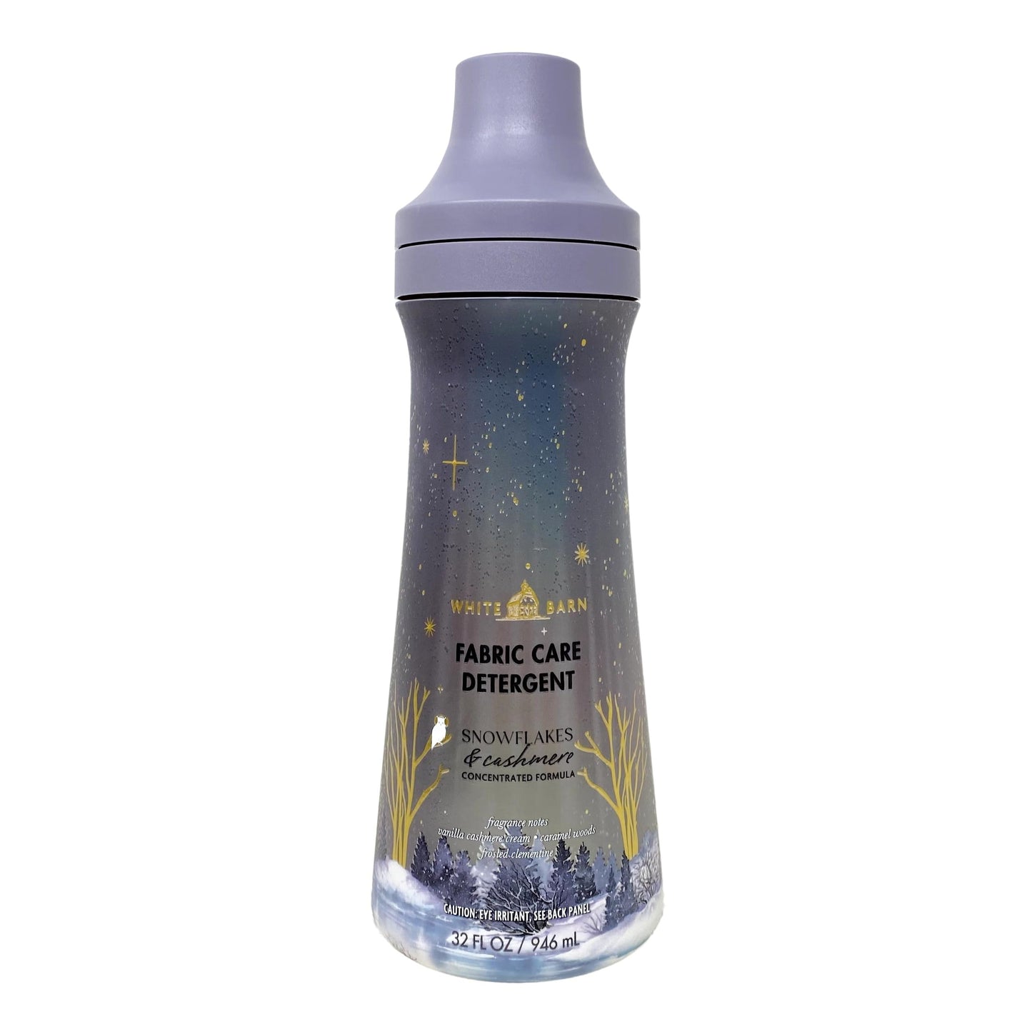 Bath & Body Works Snowflakes & Cashmere Fabric Care Detergent with a Natural Oats Bar Soap