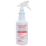 LUCAS-CIDE #222 RTU Hospital-Grade Salon and Spa 60 Second Disinfectant 32 Fl Oz