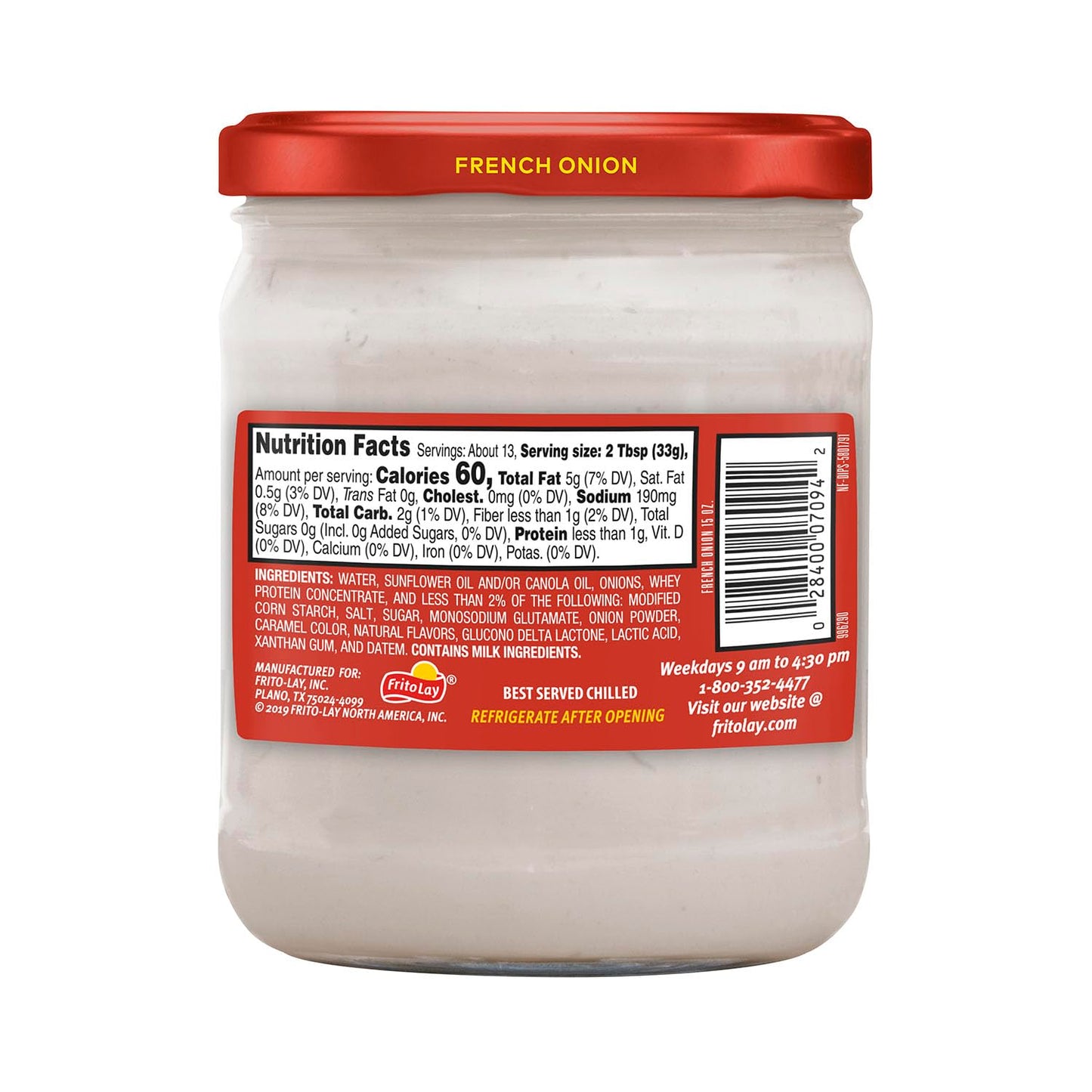 Lay's Dips French Onion, 15 Oz