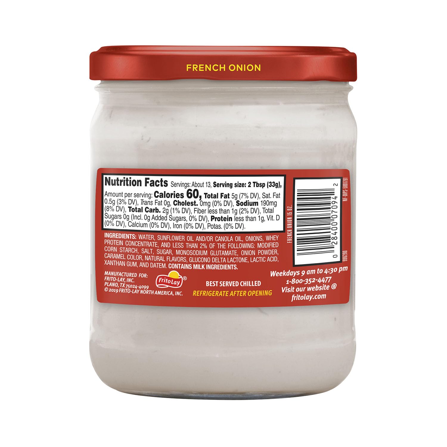 Lay's Dips French Onion, 15 Oz