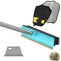 Carpet Rake - 60" Long Handle Pet Hair Removal with Metal Fabric Edge Design,Carpet Broom,Carpet Rake for Carpets, Rugs,Mats,Couch,Stairs