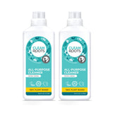 CLEAN ROOTS All-Purpose Cleaner - EcoGarantie Certified, 100% Plant-Based Formula, Made with Organic Ingredients, Scented with Organic Orange
