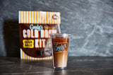 GRADY’S COLD BREW, New Orleans Style - DECAF, 100% Arabica Ground Coffee & Chicory Pouches, All-in-One Cold Brew Kit with 12 Easy-to-Brew Beans Bags