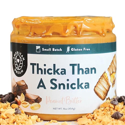 American Dream Nut Butter - Gluten-Free Thicka Than a Snicka Peanut Butter