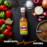 El Yucateco XXXtra Hot Habanero Sauce, 4 fl oz, Pack of 3