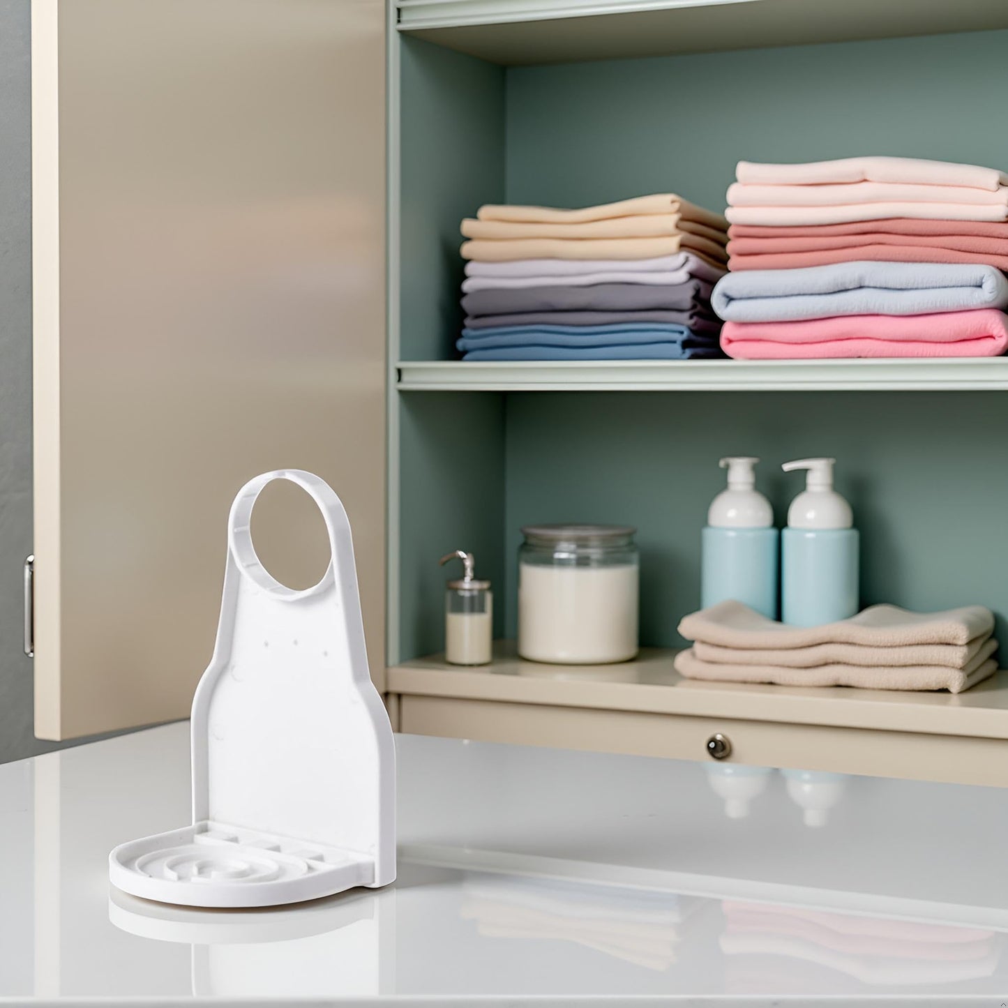 1 Pc white Detergent Dispenser Drip Tray For Fabric Softener Container Laundry Detergent Drip Catch Cup Holder Laundry Detergent Cup?15cm*8.8cm*8cm?