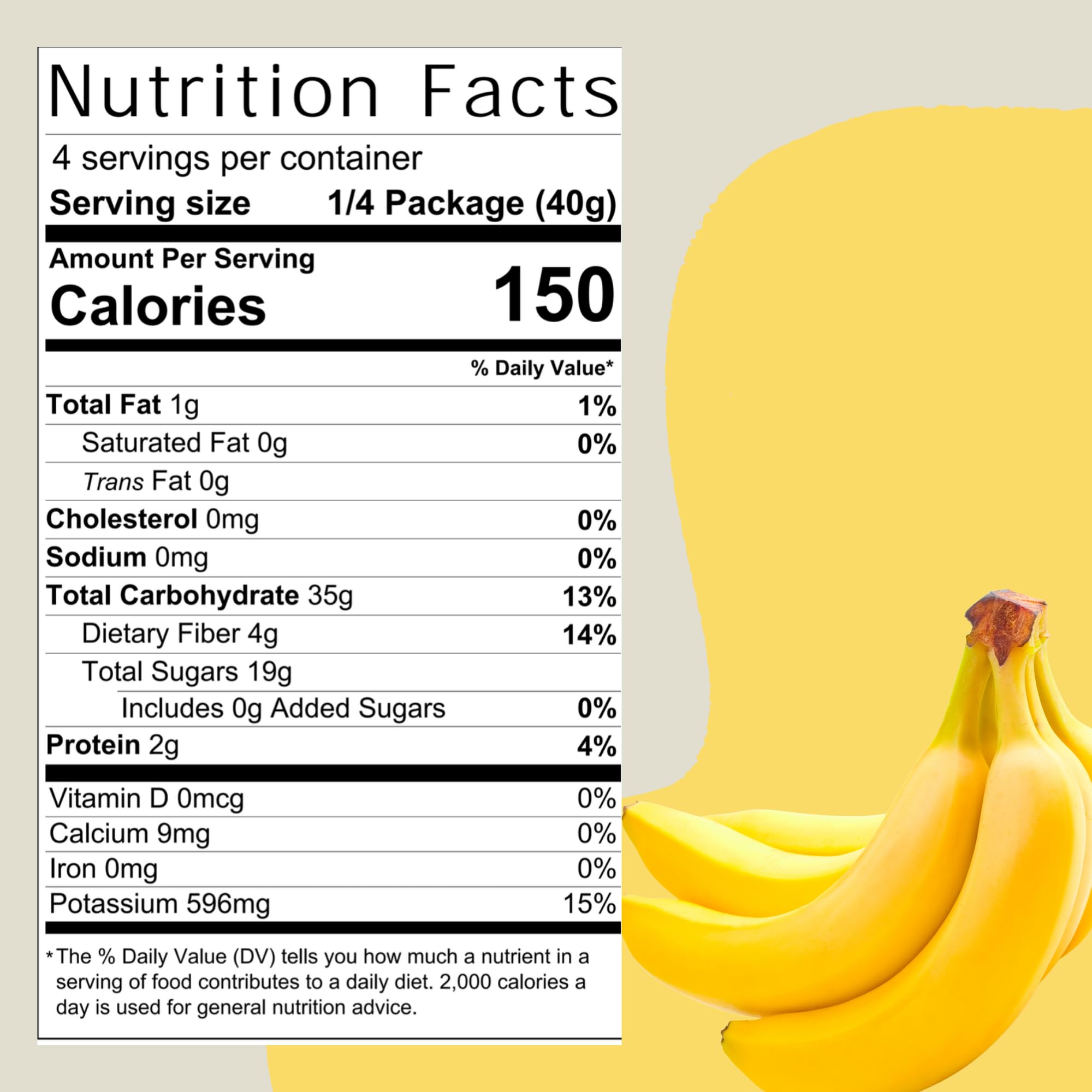 SOL SIMPLE Regenerative Organic Certified, Dried Banana | 6oz Snack Pack (2 Bags Total) | One Ingredient | Vegan | Non-GMO | No Added Sugar | Fair