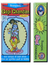 VRINDAVANBAZAAR.COM Gopi Chandan Tilak Powder Stick (Set-Small,Large,ROLL & Tilak)