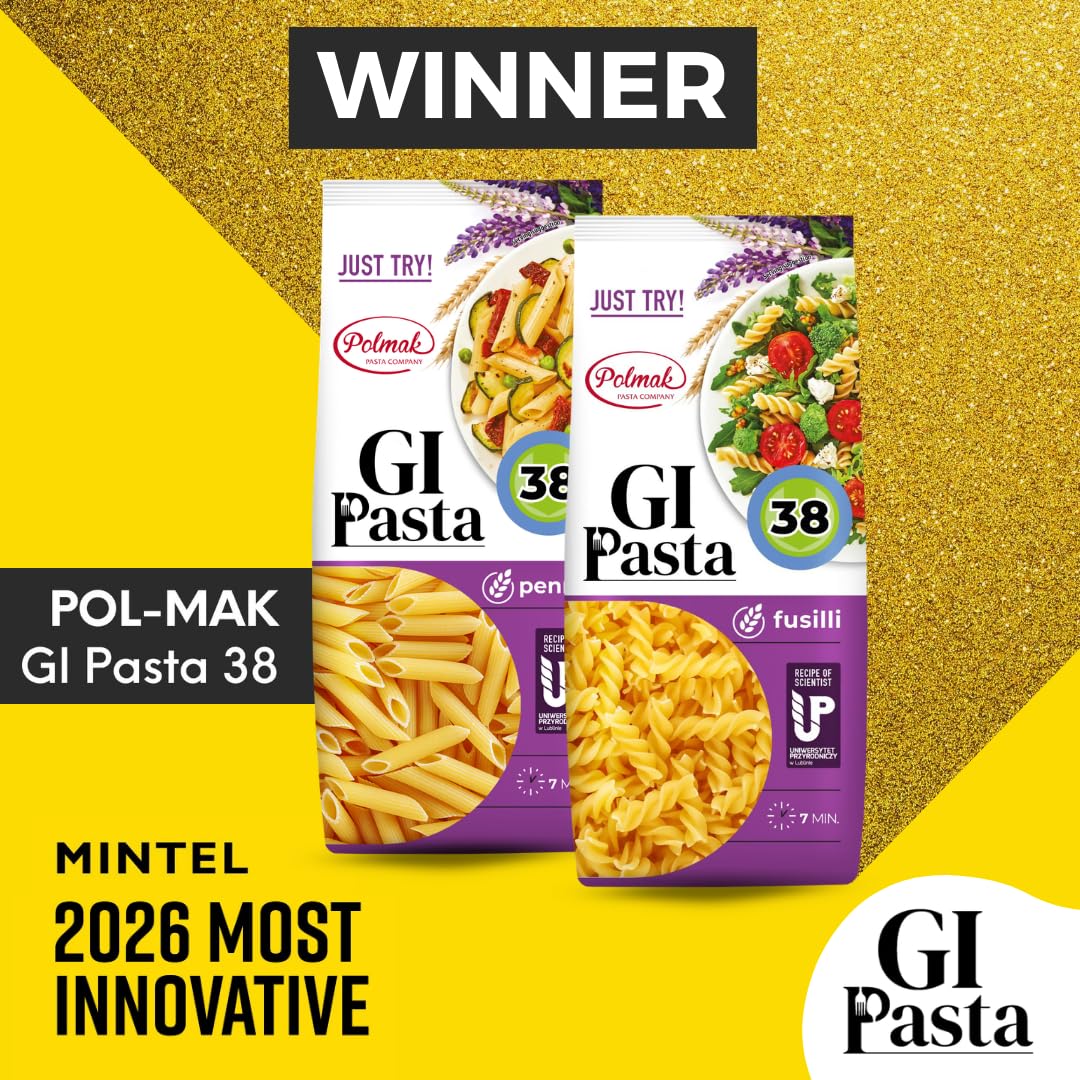 GI Pasta Penne, 8.8 oz | Low Glycemic, Premium Italian-Style Dry Pasta for Cooking, Perfect for Sauces and Everyday Meals