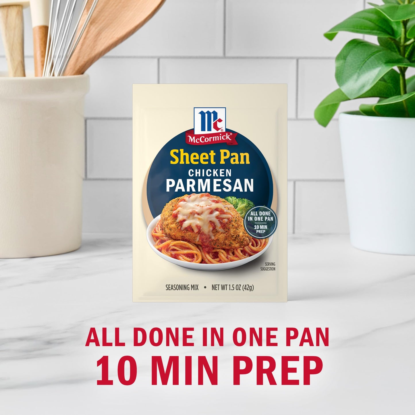 McCormick One Sheet Pan Chicken Parmesan Seasoning Mix, 1.5 oz