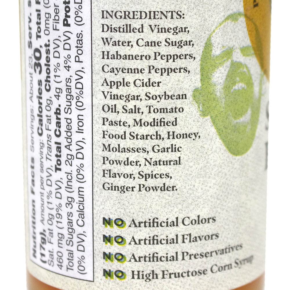 Pain is Good - Spicy Honey Habanero Screaming Wing Sauce - 13.5oz Bottle - Made in USA - All Natural Ingredients, Non-GMO, Gluten-Free, Sugar-Free