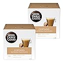 Nescafé Dolce Gusto Cortado Espresso Macchiato, Pack of 2, (32 Capsules in total)