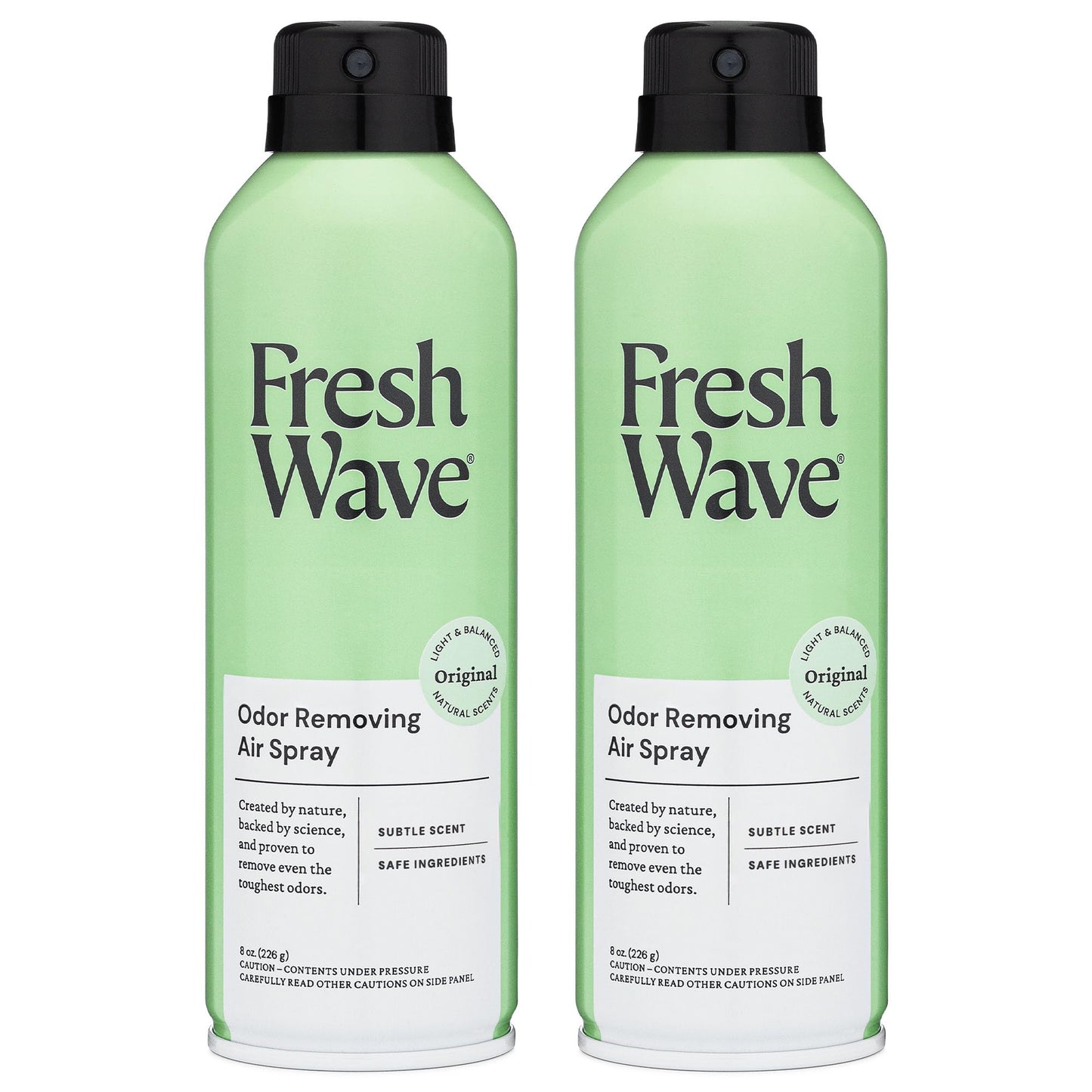 Fresh Wave Odor Eliminator Spray & Air Freshener, 8 oz. | Pack of 2 | Non-Aerosol, Fine Mist | Odor Absorbers | Safer Odor Relief | Natural