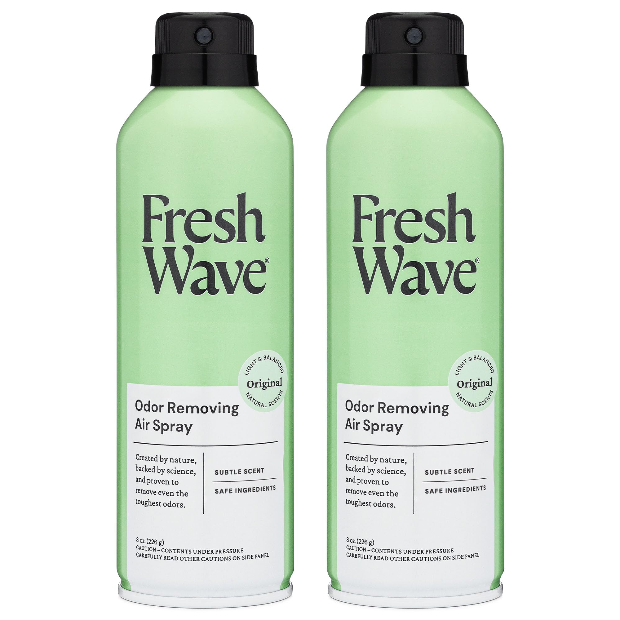 Fresh Wave Odor Eliminator Spray & Air Freshener, 8 oz. | Pack of 2 | Non-Aerosol, Fine Mist | Odor Absorbers | Safer Odor Relief | Natural
