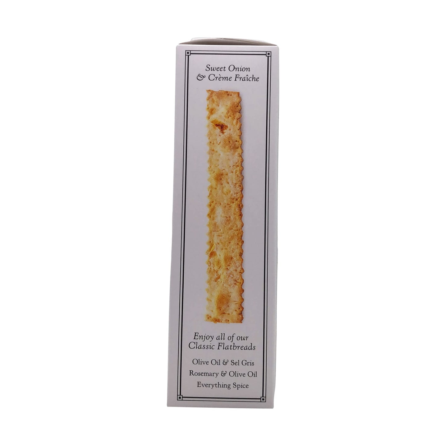 Rustic Bakery, Flatbread Onion Creme French, 6 Ounce
