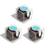 Sugarfina Dark Chocolate Toffee Almonds Small Candy Cube, Chocolate Bites, 2.7 oz, 3 Count