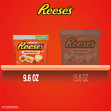 REESE'S Miniatures White Creme Peanut Butter Cups, Candy Share Pack, 9.6 oz