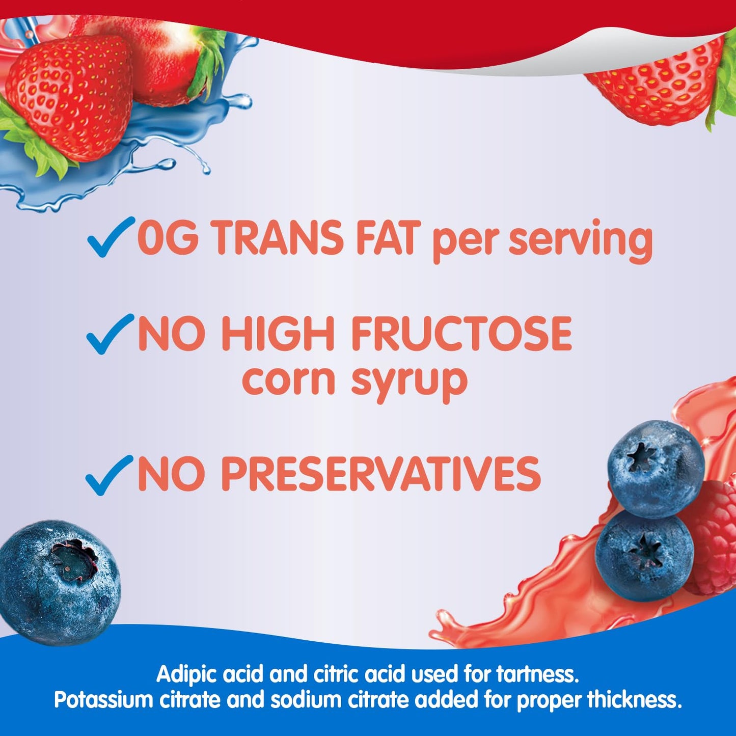 Snack Pack Strawberry and Berry Blue Flavored Juicy Gels Cups, 3.25 oz., 12-Count Family Pack
