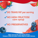 Snack Pack Strawberry and Berry Blue Flavored Juicy Gels Cups, 3.25 oz., 12-Count Family Pack