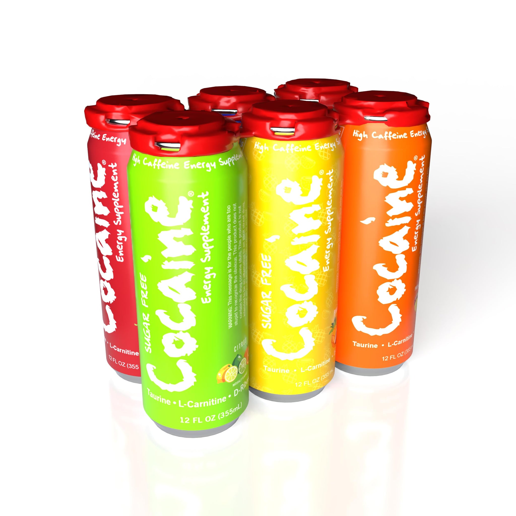 Hype Beverages Official High Performance Energy Drink Variety Pack - 6 Flavors | High Caffeine 280mg | Sugar Free & Low Calorie Options | Essential