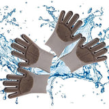KE WOOW TwoMagic Silicone Pet Brush/Gloves. Silicone reusable cleaning brush, gloves with thick bristles scrubber for hair removal pets, dogs, cats
