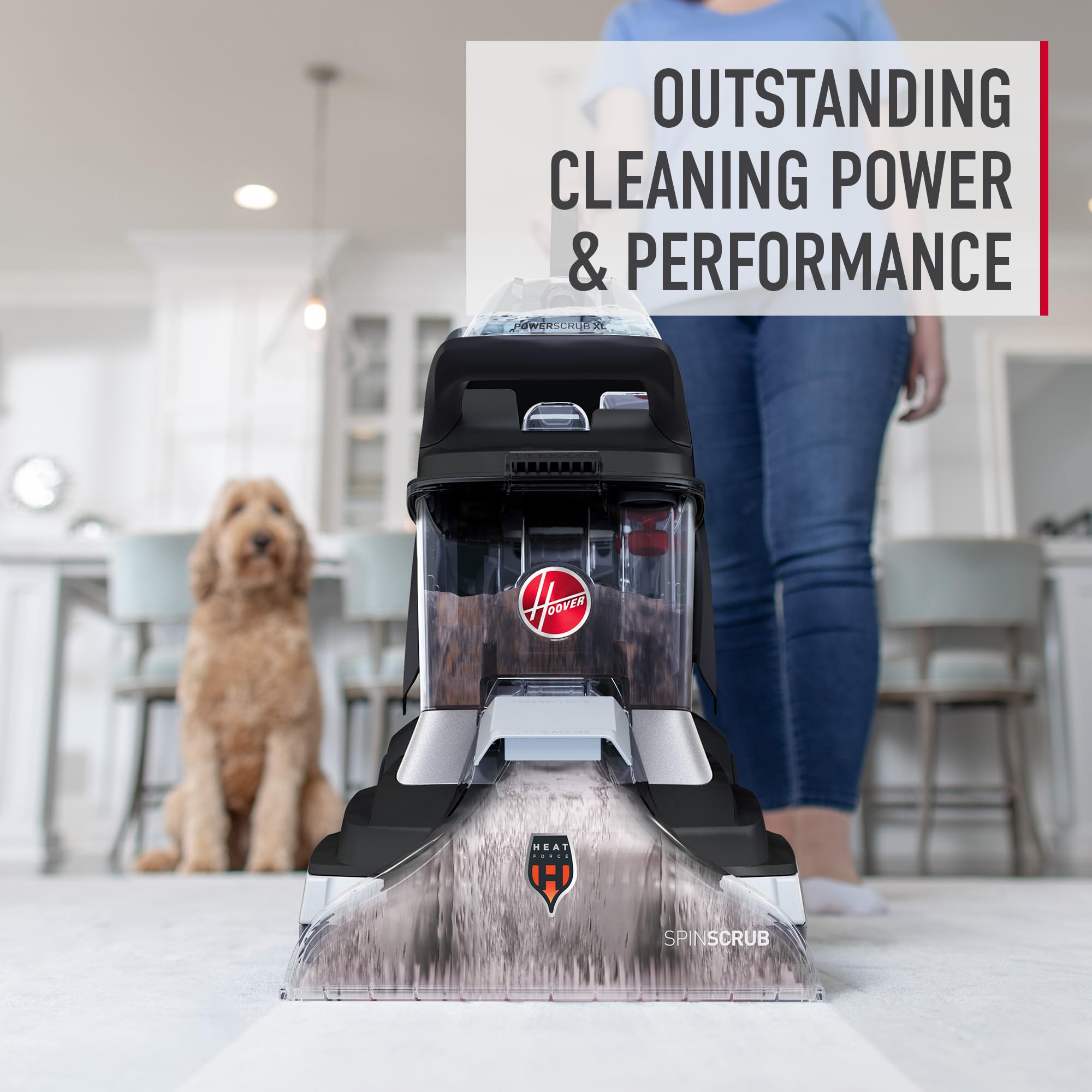 Hoover Oxy Pet Carpet Cleaner Solution, 116 oz., Ocean Breeze Scent, Deep Cleaning Carpet Shampoo Solution, Eliminates Urine Stains and Odors, Pair