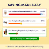 Javvy Cold Brew Coffee Concentrate Instant Coffee, Smooth Arabica Iced Coffee & Espresso Concentrate, 35 Servings, Original, 1 Pack