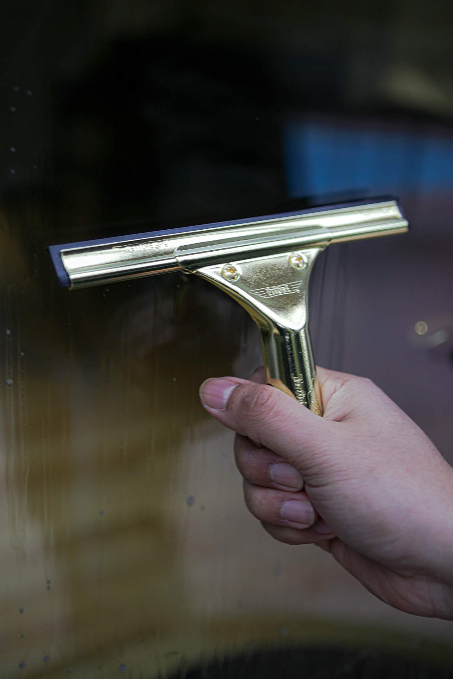 Ettore Solid Brass Squeegee, 6-Inch