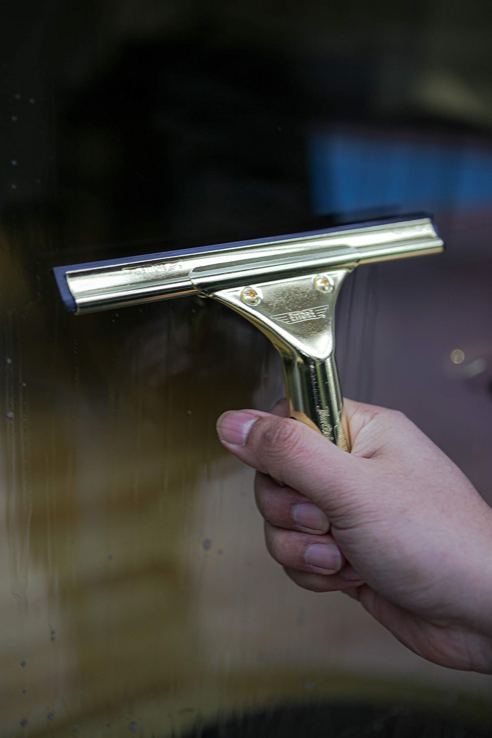 Ettore Solid Brass Squeegee, 6-Inch