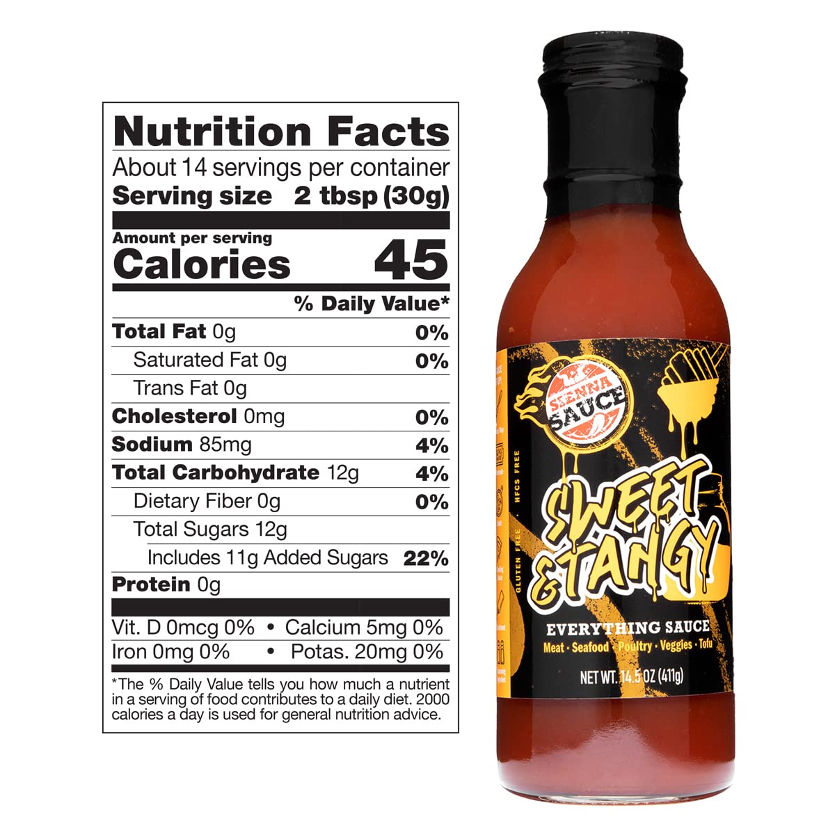 Sienna Sauce - Spice It Up, Sweet & Tangy & Lemon Pepper Variety Pack, Clean Ingredients, Gluten Free, No HFCS and Healthy, Everything Sauce - As Seen