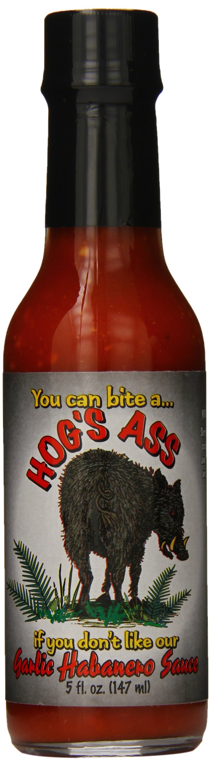 Hog's Ass Garlic Habanero Hot Sauce, 5oz