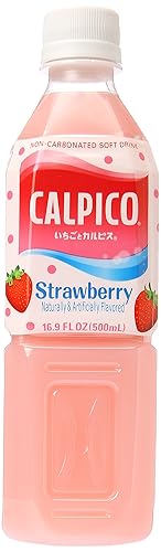 Calpico Non-Carbonated Soft Drink, Strawberry, 16.9 oz