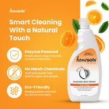 Homesolv Enzyme Drain Cleaner & Build Up Remover (Citra Drain), Valencia Orange, 22 Fluid Ounces
