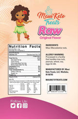 Maui Keto Treats Macadamia Nuts Raw Original Flavor - Rich in Vitamins, and Minerals Grown on Maui - 2 Ounces (Raw Original Flavor)