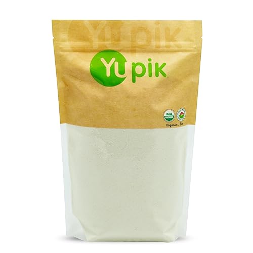 Yupik Organic Coconut Flour 2.2 lb (35.2 oz), USDA Certified, Gluten-Free, GMO-Free, Raw, Vegan, Low-Calorie, Finely Milled, Wheat Alternative & Grain