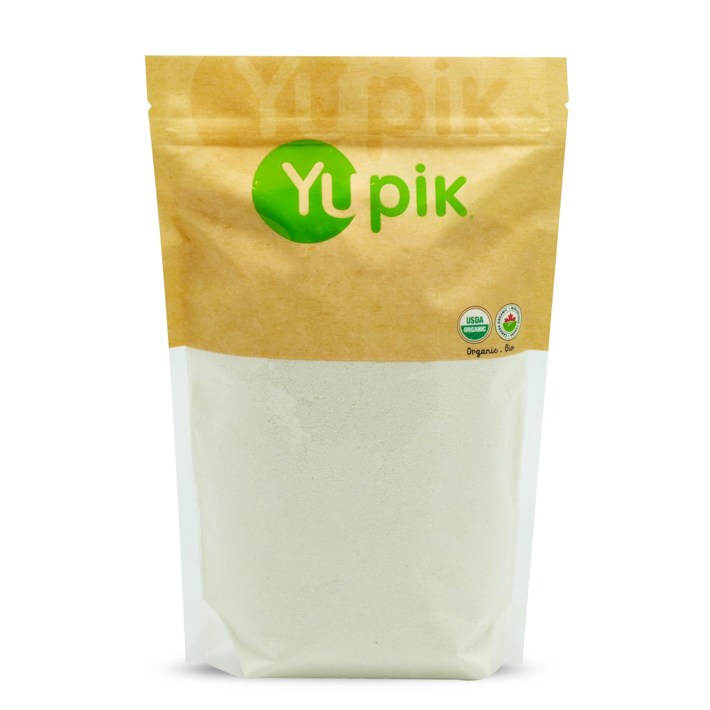 Yupik Organic Coconut Flour 2.2 lb (35.2 oz), USDA Certified, Gluten-Free, GMO-Free, Raw, Vegan, Low-Calorie, Finely Milled, Wheat Alternative & Grain