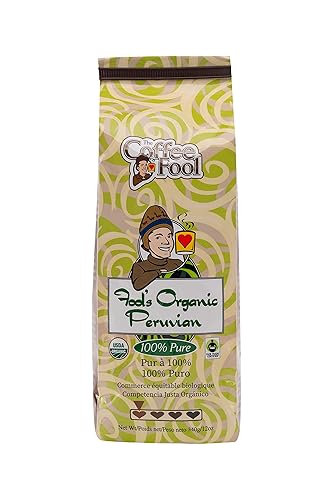 Coffee Fool's Organic Fair Trade Peruvian (Strong Drip Grind)