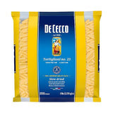 De Cecco Semolina Pasta, Tortiglioni No.23, 5 Pound (Pack of 4)