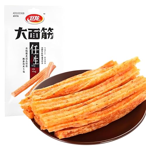 Spicy Strip, WeiLong Latiao, Spicy Gluten, A small,StripGift Pack,Chinese Special Casual Snack Food, WeiLong Latiao, enjoy delicious food