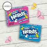 Wonka Nerds Gummy Clusters - Blue & Pink Rainbow - 1 lbs Individually Mini Candy Boxes - Valentines & Easter Treat Pack - Classic & Delicious Gummy
