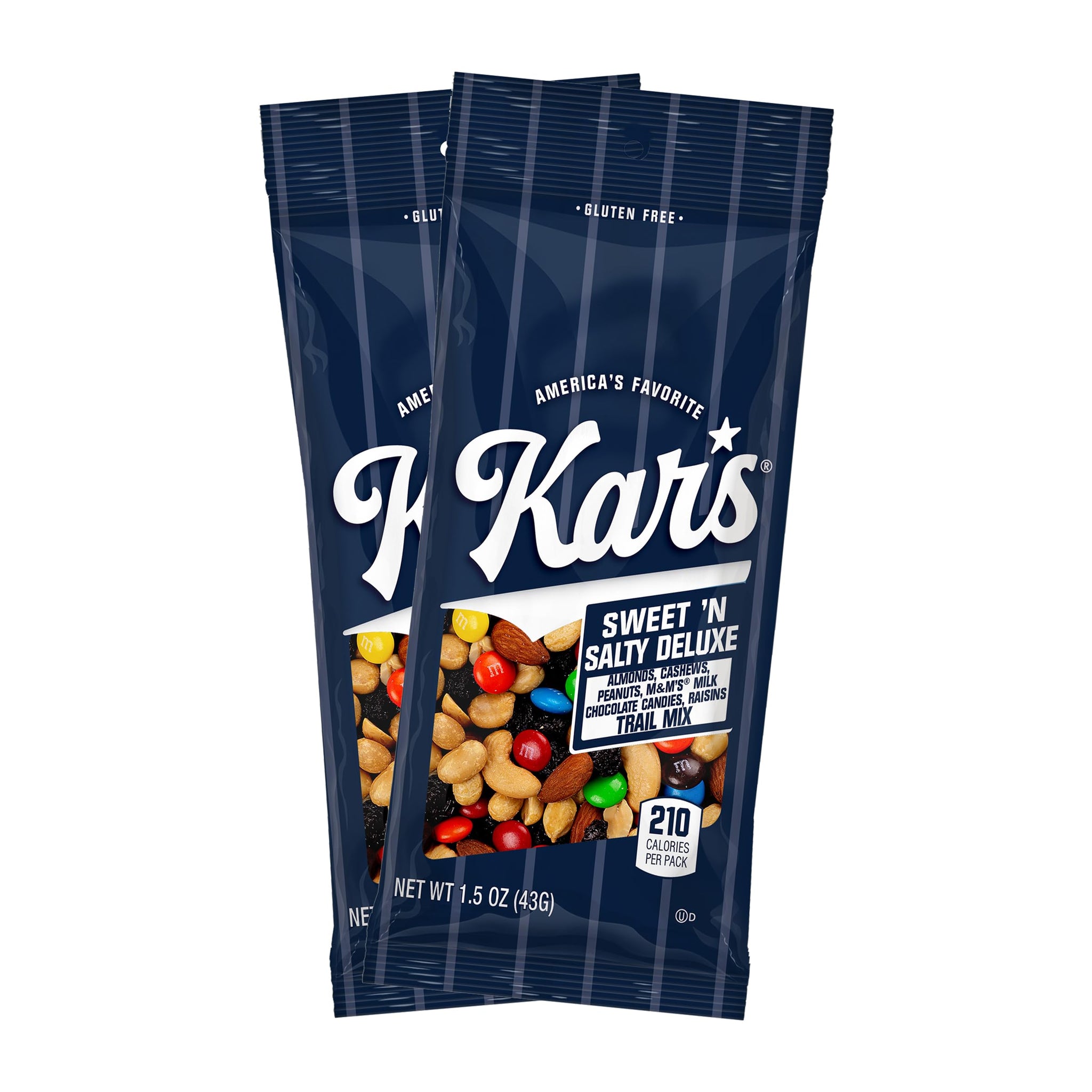 Kar’s Nuts Sweet ‘N Salty Deluxe Trail Mix, 1.5 oz - Grab & Go Bags, Individual Snack Packs (Pack of 18), Gluten-Free Trail Mix Snack