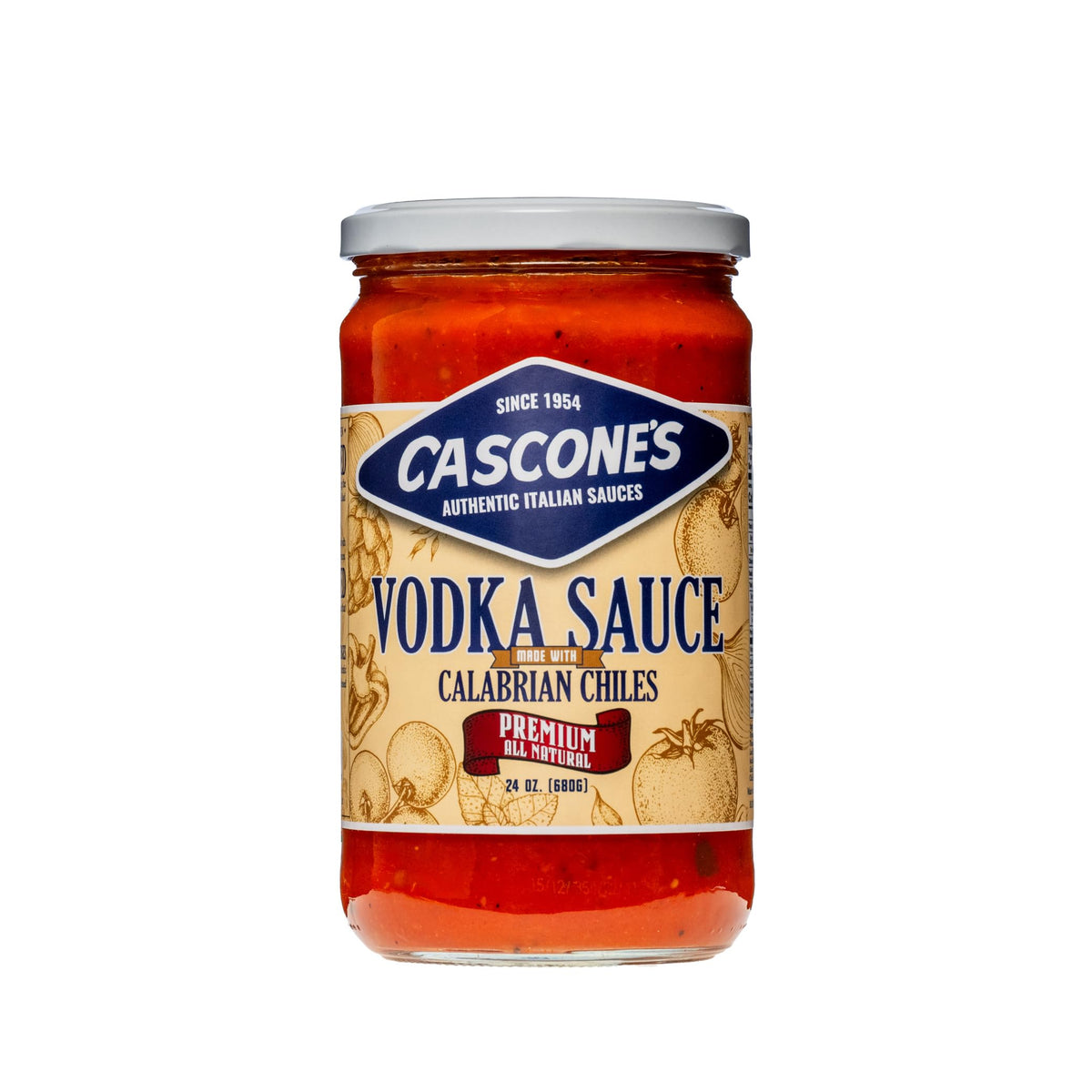 Cascone's Authentic Italian Vodka Sauce | Made with Calabrian Chiles | Gluten Free