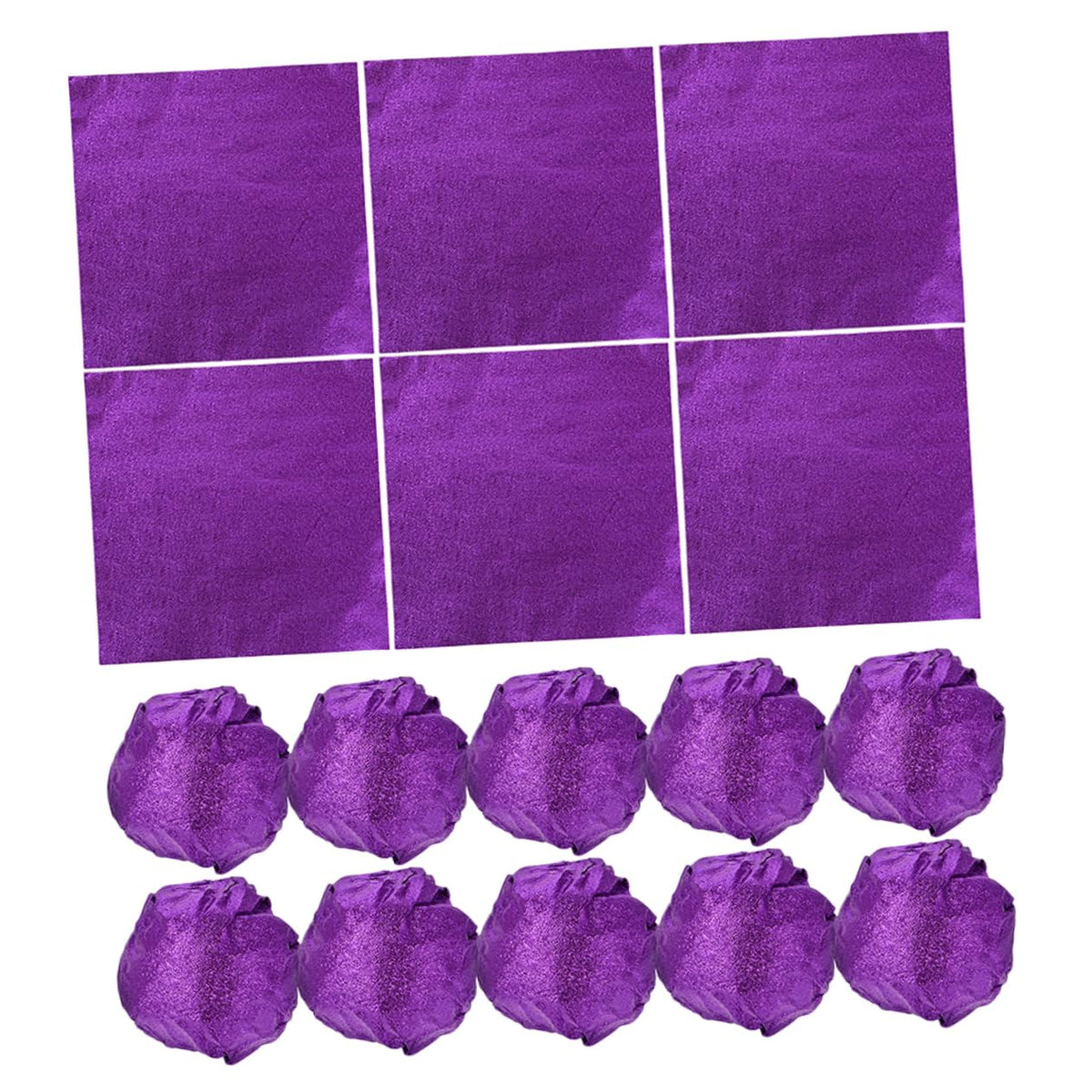 UTHCLO 100pcs Aluminum Foil for Chocolates and for Party Wedding and Holiday Wrapping and Crafts