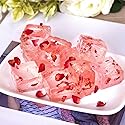 Rose Crystal Soft Cake,Rose Soft Candy,Dessert Of Jellies,Afternoon Tea Casual Candy Snacks, Individually Wrapped,Sparkling and Translucent,No